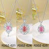 Light Luxury Diamond S925 Silver Necklace With Geometric Pattern And Chopin Chain