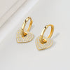 Light Luxury Ear Buckle S925 Sterling Silver Geometric Love Design Jewelry For Women