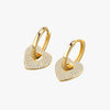 Light Luxury Ear Buckle S925 Sterling Silver Geometric Love Design Jewelry For Women
