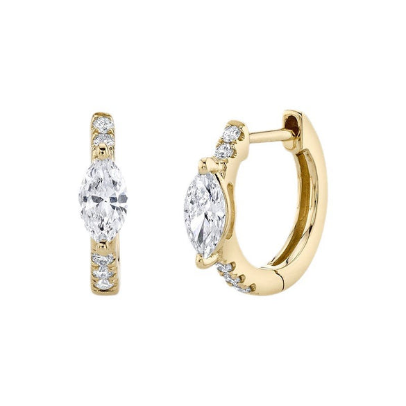 Light Luxury Ear Buckle Wind Earrings For Women With Flower Pattern