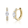 Light Luxury Ear Buckle Wind Earrings For Women With Flower Pattern