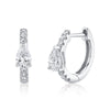 Light Luxury Ear Buckle Wind Earrings For Women With Flower Pattern