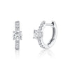 Light Luxury Ear Buckle Wind Earrings For Women With Flower Pattern