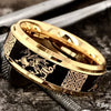 Light Luxury Electroplated Copper Geometric Constellation Ring For Men And Women Fashion Business Wholesale