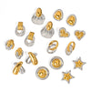 Light Luxury Fashion All Match Earrings In Gold And Silver Color Matching Series Made Of Stainless Steel With Pvd Furnace Vacuum Real Gold Plating For Women