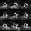 Light Luxury Fashion Design Opening Inlaid Zircon Ring For Women Jewelry With Constellation Pattern Copper Material