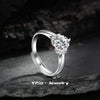 Light Luxury Fashion Design Opening Inlaid Zircon Ring For Women Jewelry With Constellation Pattern Copper Material