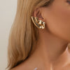 Light Luxury Geometric Alloy Earrings With Electroplating For Women