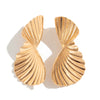 Light Luxury Geometric Alloy Earrings With Electroplating For Women