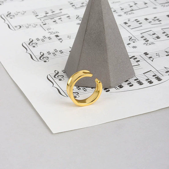 Light Luxury Geometric Irregular 925 Sterling Silver Ear Clip Earrings For Women Minimalist All Match Jewelry