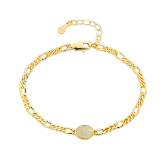 Light Luxury Geometric S925 Silver Electroplated Bracelet For Women