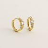Light Luxury Geometric S925 Silver Electroplated Diamond Zircon Earrings For Women