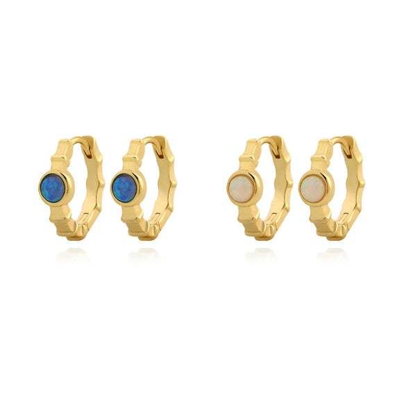 Light Luxury Geometric S925 Silver Electroplated Earrings For Women