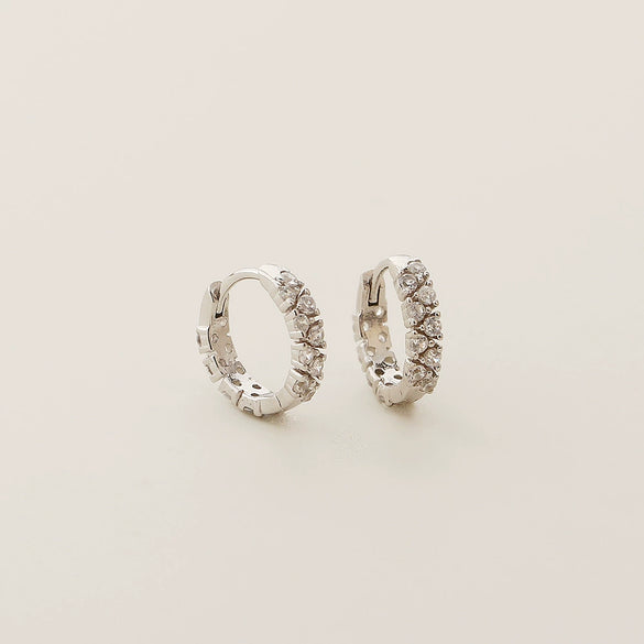 Light Luxury Geometric S925 Silver Electroplated Earrings For Women