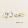 Light Luxury Geometric S925 Silver Electroplated Earrings For Women