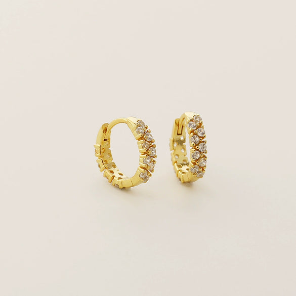 Light Luxury Geometric S925 Silver Electroplated Earrings For Women
