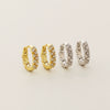 Light Luxury Geometric S925 Silver Electroplated Earrings For Women