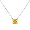 Light Luxury Geometric S925 Sterling Silver Necklace With Ice Flower Cut Zircon Inlaid And Electroplating