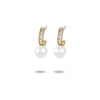 Light Luxury Geometric Stainless Steel Electroplated Earrings For Women
