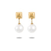 Light Luxury Geometric Stainless Steel Electroplated Earrings For Women