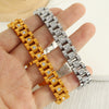 Light Luxury Geometric 316L Stainless Steel Electroplated Bracelet For Women