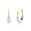 Light Luxury Geometric Ushaped Electroplated S925 Silver Earrings