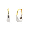 Light Luxury Geometric Ushaped Electroplated S925 Silver Earrings