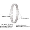 Light Luxury Geometric Water Drop Zircon Stainless Steel 18K Gold Plated Bracelet Fashion Jewelry