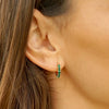 Light Luxury Geometric Zircon Stud Earrings With Copper Body And S925 Silver Needle Electroplated Fashion Earrings For Women