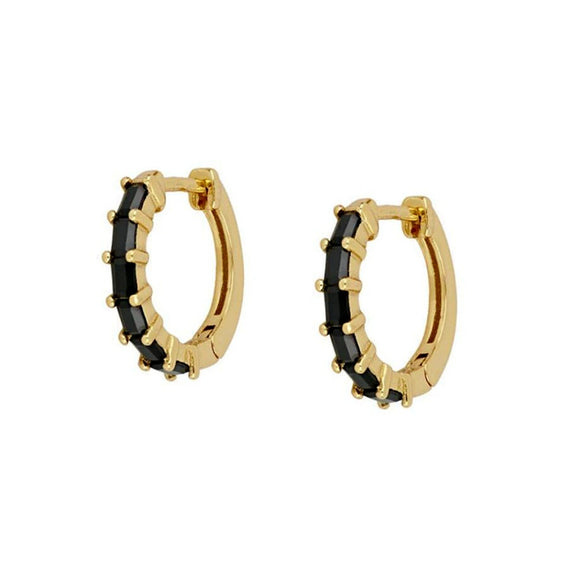 Light Luxury Geometric Zircon Stud Earrings With Copper Body And S925 Silver Needle Electroplated Fashion Earrings For Women