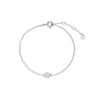 Light Luxury High End Diamond S925 Silver Bracelet With Geometric Design And 18K Gold Electroplating For Unisex