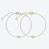 Light Luxury High End Diamond S925 Silver Bracelet With Geometric Design And 18K Gold Electroplating For Unisex
