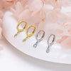 Light Luxury Highend Diamond Drop Shape S925 Sterling Silver Earrings For Women