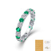 Light Luxury Highend Elegant S925 Silver Ring Inlaid With Sapphire And Moissanite Geometric Style For Women And Men