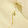 Light Luxury Highend Titanium Steel Stainless Steel Necklace With Leaf Petal Pendant Electroplated Jewelry For Women
