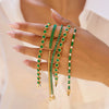 Light Luxury Jewelry Stainless Steel Goldplated Heart Shape Zircon Bracelet For Women And Unisex