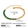 Light Luxury Jewelry Stainless Steel Goldplated Heart Shape Zircon Bracelet For Women And Unisex
