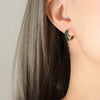 Light Luxury Retro Twist U Shaped Geometric Earrings In Environmental Protection Titanium Steel With Electroplating