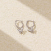Light Luxury S925 Silver Irregular Insects Butterfly Stud Earrings For Women With Electroplating