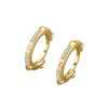 Light Luxury S925 Sterling Silver Geometric Rivet Stud Earrings With Electroplated Finish