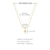 Light Luxury S925 Sterling Silver Ins Simple Style Exquisite Flower Star Geometric Design Women's Collarbone Necklace With O Chain And Electroplating