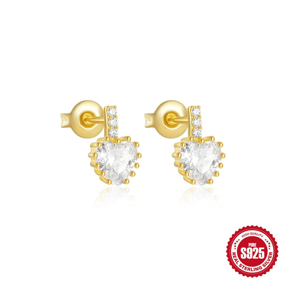 Light Luxury S925 Sterling Silver 8Shaped Infinite Symbol Geometric Horse Eye Studded Women's Earrings