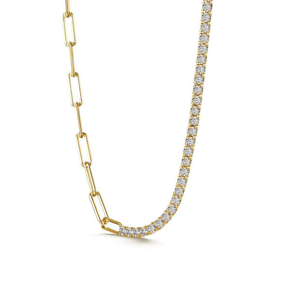 Light Luxury S925 Sterling Silver Women's Bracelet Necklace With Square Design And Electroplating Treatment