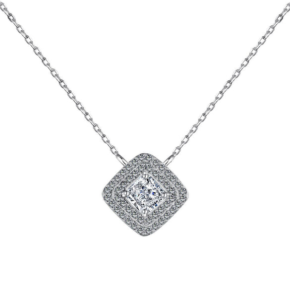 Light Luxury 925 Silver Jewelry Set With Cube Sugar Pink 8A Zircon And High Carbon Diamond Electroplated For Women