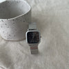 Light Luxury Square Women's Watch With Retro Roman Scale Stainless Steel Strap And Alloy Case
