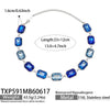 Light Luxury Stainless Steel Chain Jewelry Set With Zircon Stone Inlay And Electroplated Gold Finish Necklace And Bracelet For Women