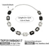 Light Luxury Stainless Steel Chain Jewelry Set With Zircon Stone Inlay And Electroplated Gold Finish Necklace And Bracelet For Women