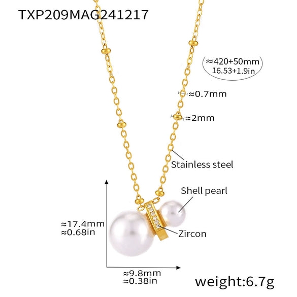 Light Luxury Stainless Steel Cnc Zircon Bead Necklace With Constellation Symbol Earrings Jewelry Set For Women Electroplated