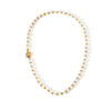 Light Luxury Stainless Steel Geometric Beaded Clavicle Chain Necklace For Women Electroplated