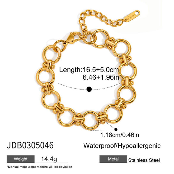 Light Luxury Stainless Steel Watch Strap Zircon Bracelet For Women With Electroplating Processing